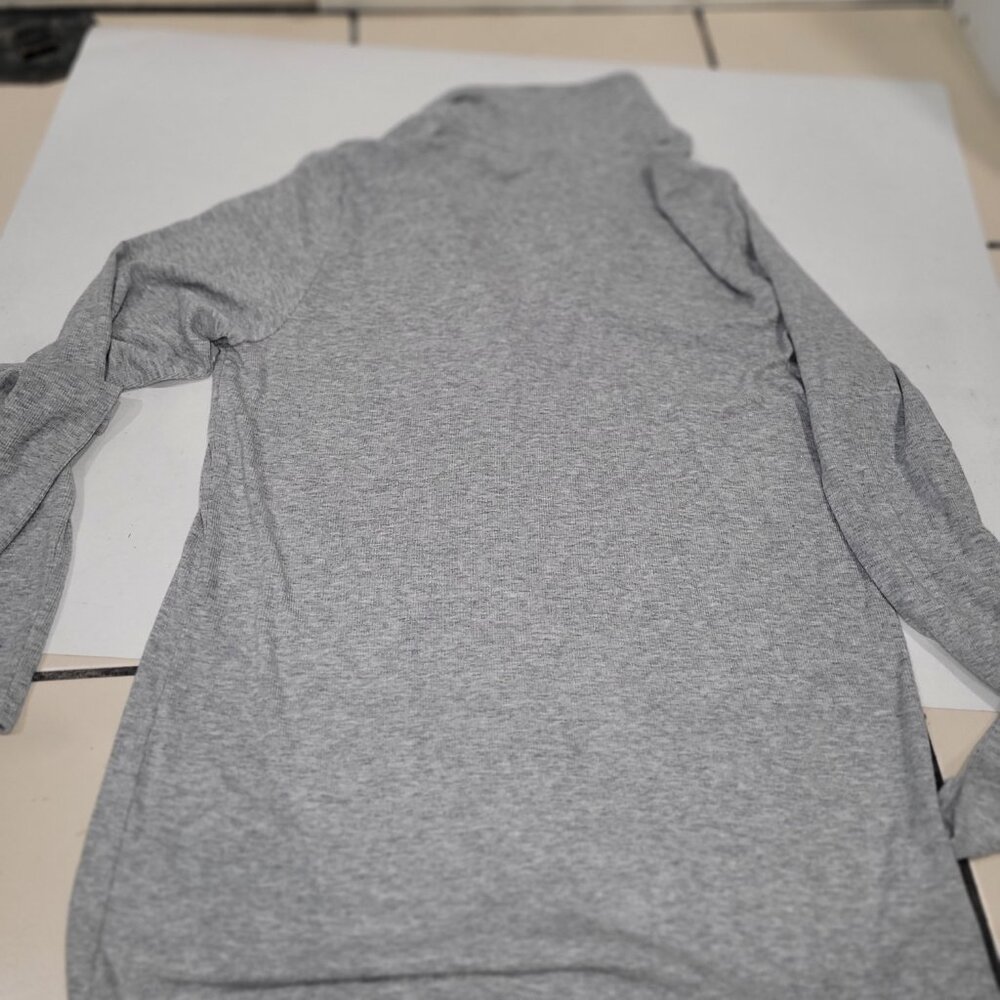 Magaschoni collared V-neck sweater Gray Size L  Long Sleeve - Picture 5 of 5